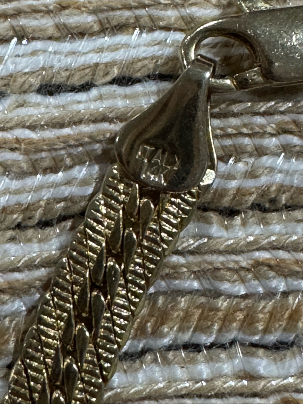 24” Stamped Italian Gold chain